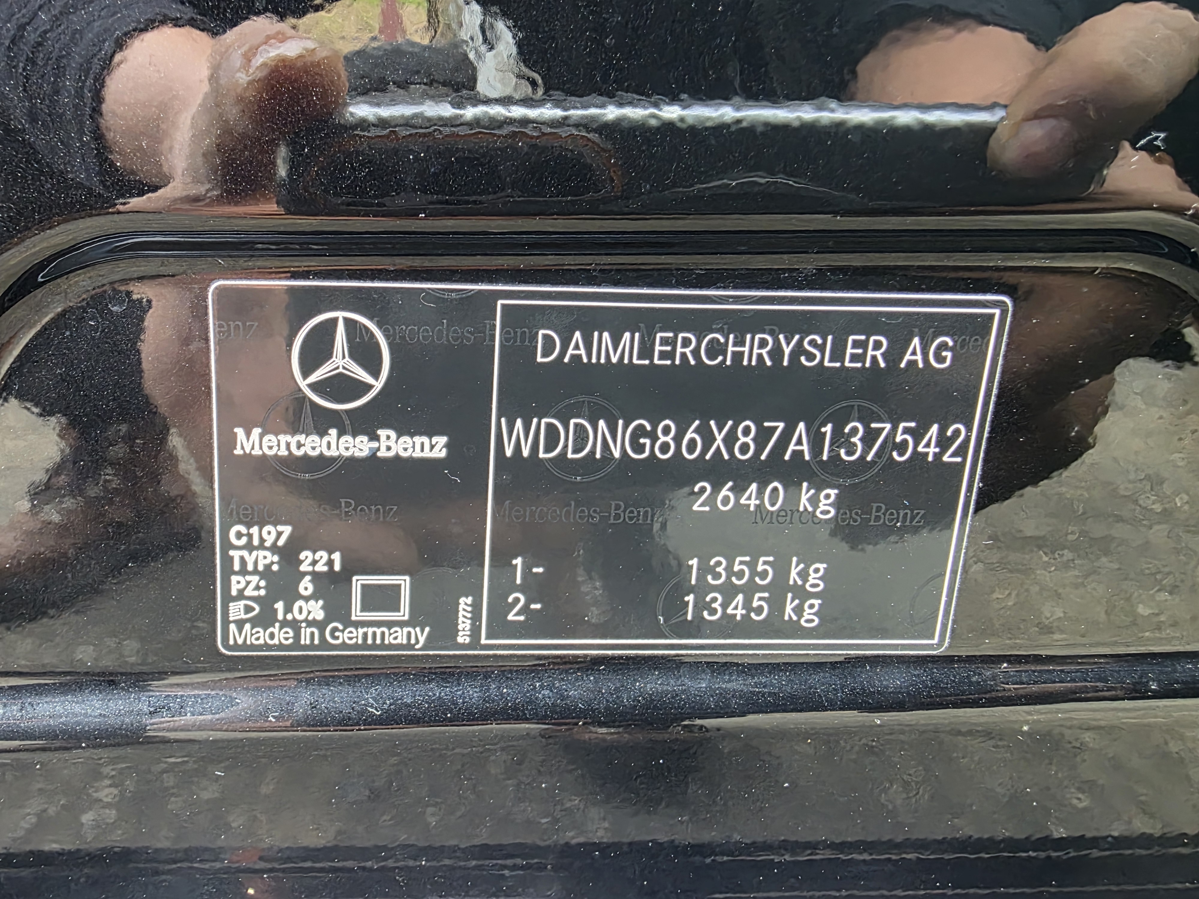 2007 Mercedes Benz S Class